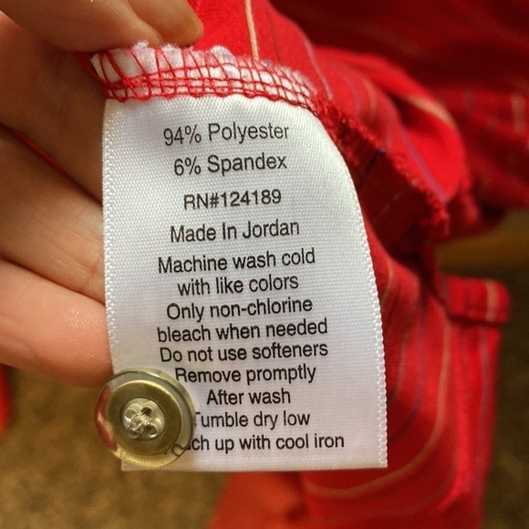 KIRKLAND red striped performance golf ⛳️ polo - Picture 6 of 6